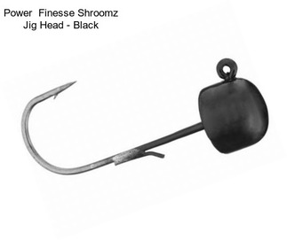 Power  Finesse Shroomz Jig Head - Black