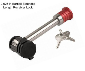 0.625 in Barbell Extended Length Receiver Lock