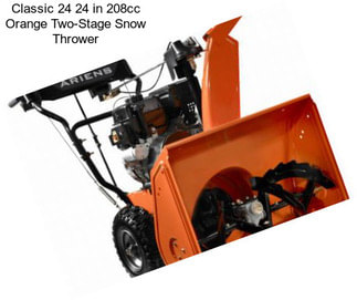 Classic 24 24 in 208cc Orange Two-Stage Snow Thrower