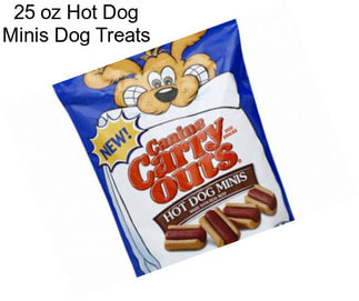 25 oz Hot Dog Minis Dog Treats