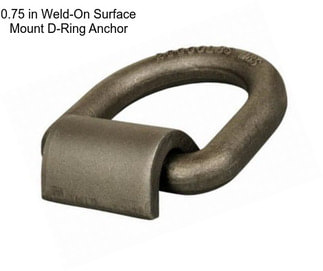 0.75 in Weld-On Surface Mount D-Ring Anchor