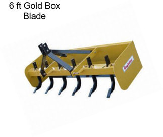 6 ft Gold Box Blade