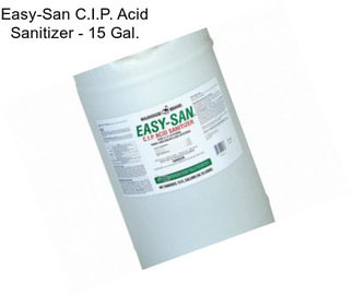 Easy-San C.I.P. Acid Sanitizer - 15 Gal.