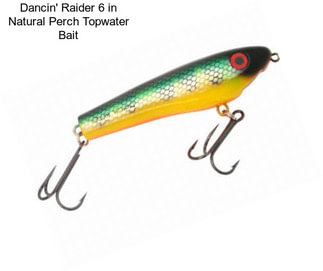 Dancin\' Raider 6 in Natural Perch Topwater Bait