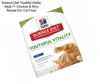 Science Diet Youthful Vitality Adult 7+ Chicken & Rice Recipe Dry Cat Food