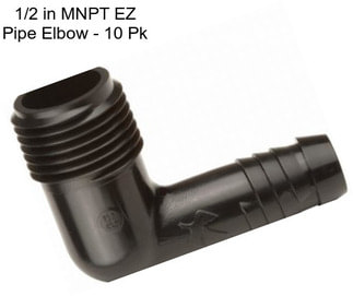 1/2 in MNPT EZ Pipe Elbow - 10 Pk