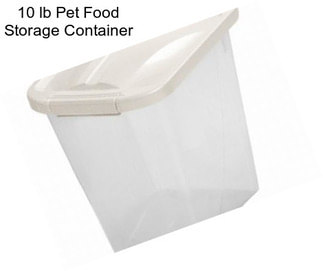 10 lb Pet Food Storage Container