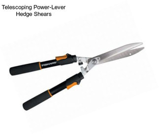 Telescoping Power-Lever Hedge Shears