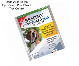 Dogs 23 to 44 lbs FiproGuard Plus Flea & Tick Control