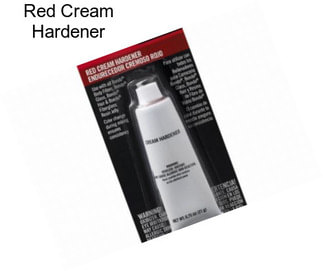 Red Cream Hardener