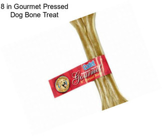 8 in Gourmet Pressed Dog Bone Treat