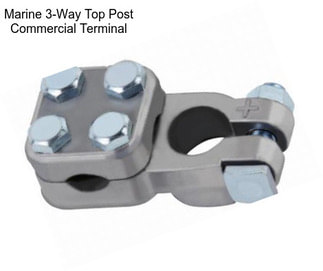 Marine 3-Way Top Post Commercial Terminal