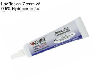 1 oz Topical Cream w/ 0.5% Hydrocortisone