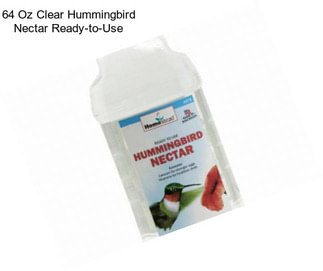64 Oz Clear Hummingbird Nectar Ready-to-Use