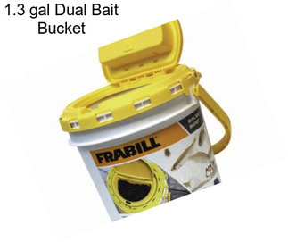 1.3 gal Dual Bait Bucket