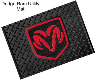 Dodge Ram Utility Mat