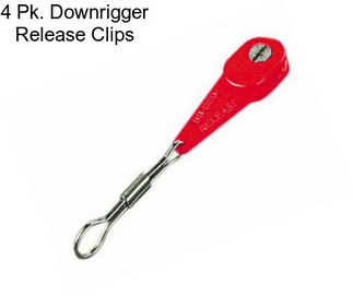 4 Pk. Downrigger Release Clips