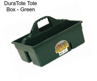 DuraTote Tote Box - Green