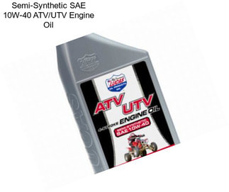 Semi-Synthetic SAE 10W-40 ATV/UTV Engine Oil