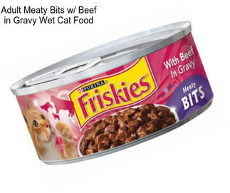 Adult Meaty Bits w/ Beef in Gravy Wet Cat Food