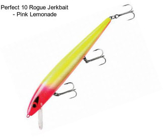 Perfect 10 Rogue Jerkbait - Pink Lemonade