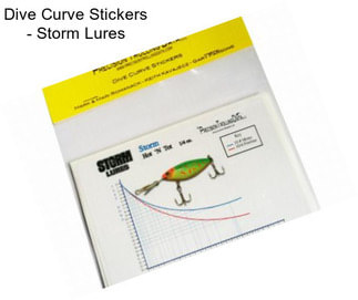 Dive Curve Stickers - Storm Lures