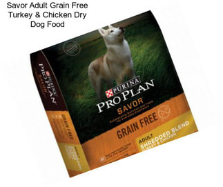 Savor Adult Grain Free Turkey & Chicken Dry Dog Food