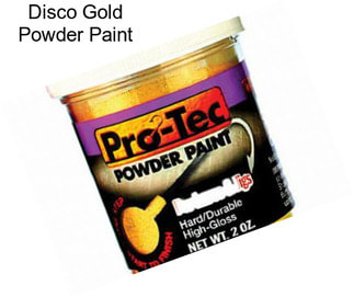 Disco Gold Powder Paint