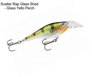 Scatter Rap Glass Shad - Glass Yello Perch