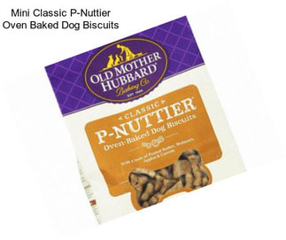 Mini Classic P-Nuttier Oven Baked Dog Biscuits
