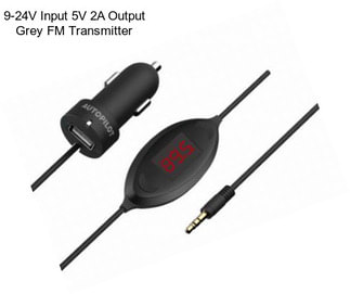 9-24V Input 5V 2A Output Grey FM Transmitter