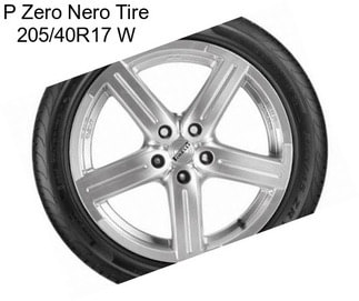 P Zero Nero Tire 205/40R17 W