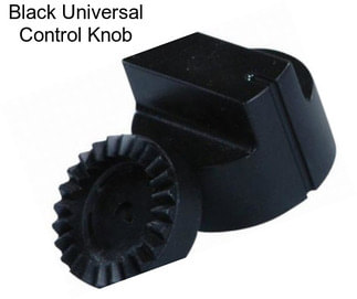 Black Universal Control Knob