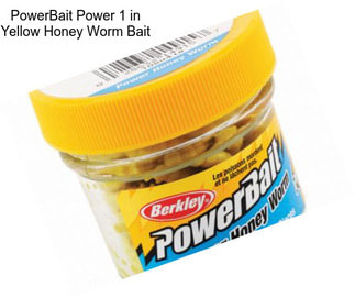 PowerBait Power 1 in Yellow Honey Worm Bait