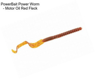 PowerBait Power Worm - Motor Oil Red Fleck