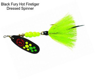 Black Fury Hot Firetiger Dressed Spinner