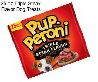 25 oz Triple Steak Flavor Dog Treats