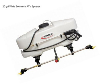 25 gal White Boomless ATV Sprayer