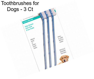 Toothbrushes for Dogs - 3 Ct