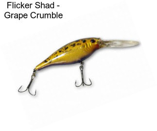 Flicker Shad - Grape Crumble