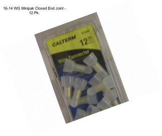 16-14 WG Minipak Closed End Joint - 12 Pk.