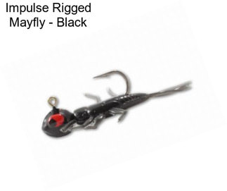 Impulse Rigged Mayfly - Black