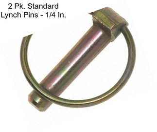 2 Pk. Standard Lynch Pins - 1/4 In.