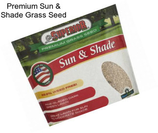 Premium Sun & Shade Grass Seed