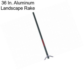 36 In. Aluminum Landscape Rake