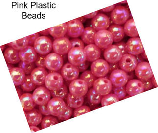 Pink Plastic Beads