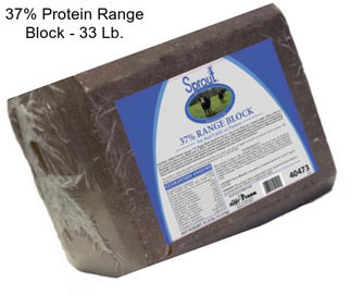 37% Protein Range Block - 33 Lb.