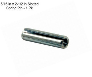 5/16 in x 2-1/2 in Slotted Spring Pin - 1 Pk