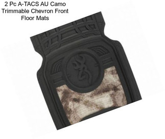 2 Pc A-TACS AU Camo Trimmable Chevron Front Floor Mats