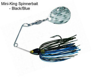 Mini-King Spinnerbait - Black/Blue